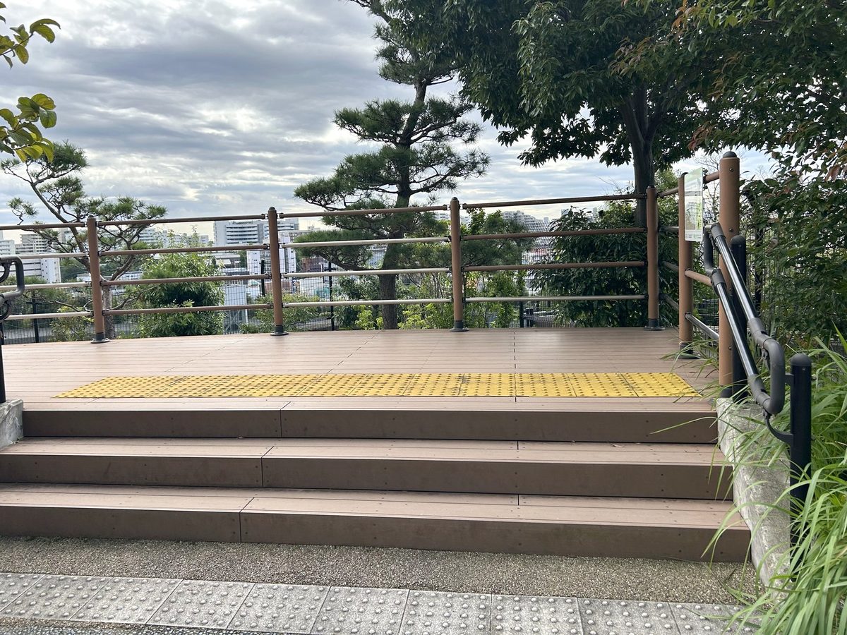 目黒天空庭園の展望台「富士見台」